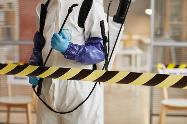 Professional Sewage Cleanup technician working in Riverside, CA